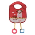 thumbnail image 1 of Babero de bebé Hugo Baberos infantiles rojo 20cm x 20cm, 1 of 10