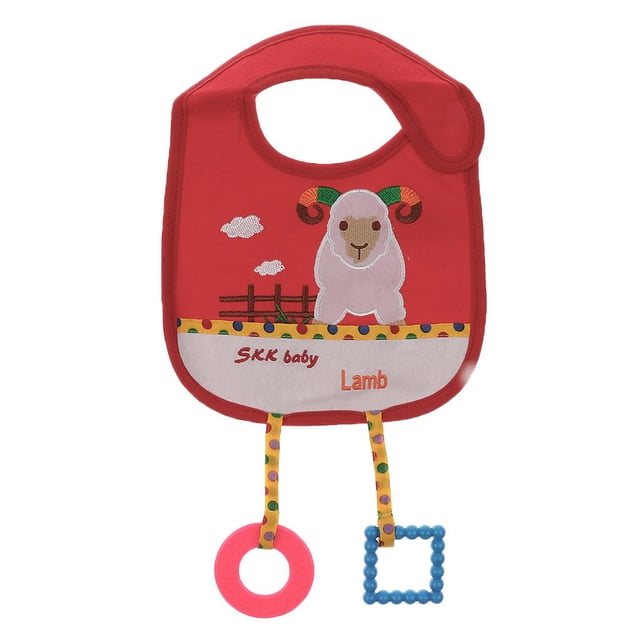 Babero de bebé Hugo Baberos infantiles rojo 20cm x 20cm