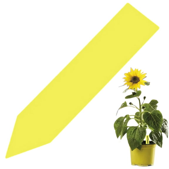 ZMKIAG 4 Inch Plant Nursery Garden Labels 100 PCS, Durable Plastic Pot Marker with 6 Colors, Outdoor Indoor Garden Waterproof Plant Tags, Plant Markers for Potted Plants