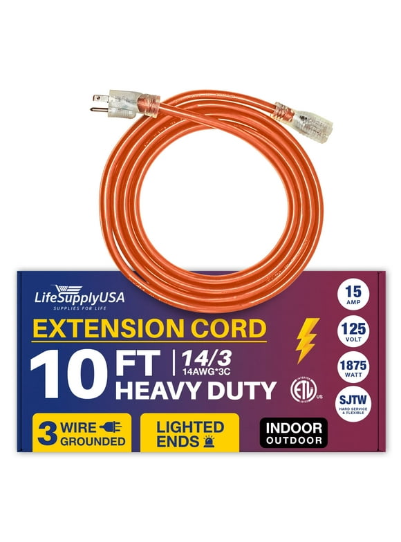 10 ft Extension Cords in Extension Cords by Length