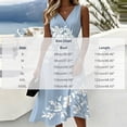 thumbnail image 3 of QUNYINEY Womens Summer Dresses Plus Size A Line Sleeveless Floral Long Sundress Casual V Neck Loose Fit Vacation Dresses, 3 of 5