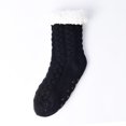 thumbnail image 3 of Calcetines de piso con forro polar mullido NEGRO, 3 of 3