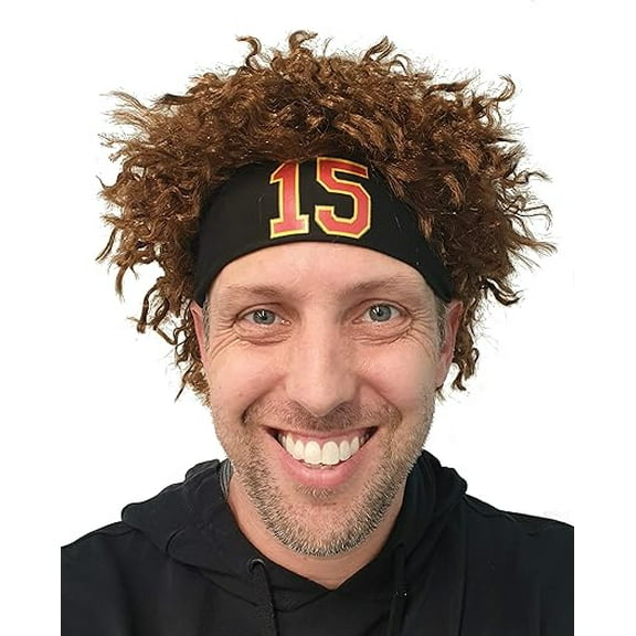 HandinHandCreations Headband Football Costume Party Wig One Size Fits All