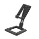 thumbnail image 2 of Injueey Soporte para teléfono móvil de escritorio, soporte plegable para teléfono móvil, soporte extensible para tableta, Flexible, Teléfono y Comunicación Negro, 2 of 6