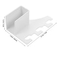 thumbnail image 2 of DEEPCRAFF 2Pcs Adjustable Shelving Brackets White Shelf Clips for Kitchen Use, 2 of 8