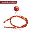 thumbnail image 2 of Red Agate Beads 4mm Natural Gemstone Beads, Smooth Round Loose Beads (1 Strand - 90pcs), 2 of 5