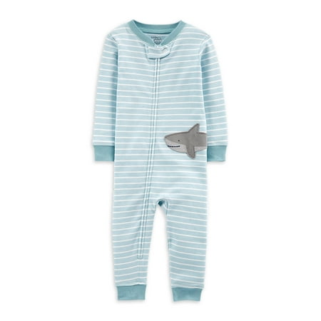 Little Planet Organic by Carter's Toddler Boy Footless Snug Fit Cotton Zip Up Sleeper Pajamas