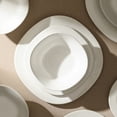 thumbnail image 6 of Stone Lain Quadro 24-Piece Dinnerware Set Porcelain, White, 6 of 6