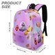 thumbnail image 3 of Familia Larva-theme Backpack, Campus style schoolbag Bookbag with Adjustable Shoulder Straps And Large Zip Compartment, Unisex Travel Bags.42x30x15cm, 3 of 6