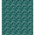thumbnail image 3 of Ambesonne Hawaiian Duvet Cover Set, Monotone Jungle Plants, Twin, Pale Teal Hunter Green, 3 of 3