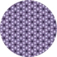 thumbnail image 1 of Ahgly Company Indoor Square Patterned Purple Mimosa Purple Area Rugs, 3' Square, 1 of 6