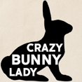 thumbnail image 2 of CafePress - Crazy Bunny Lady Tote Bag - Unisex Canvas Tote Bag, Beige, 1-Piece, 2 of 6
