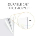 thumbnail image 3 of KastLite 1/8" Thick Clear Acrylic Sheet | 12" x 12" | Lightweight Plexiglass For Craft Projects, Signage, DIY Projects & More, 3 of 7