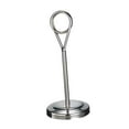 thumbnail image 4 of Abbracc Support de Numéro de Table en Acier Inoxydable pour Hôtel Doré Argenté 15cm, 4 of 8