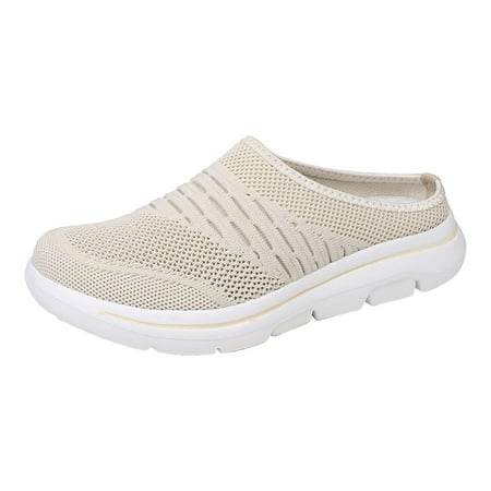 NOKIO Men S Slip-On Loafers Fashion Spring And Summer Men Sports Shoes Flat Bottom Lightweight Mesh Breathable Slip On Comfortable Solid Color Simple Features: