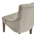 thumbnail image 7 of Weston Home Chelsea Lane Curved Back Linen Tufted Dining Chair, Set of 2, Beige, 7 of 7