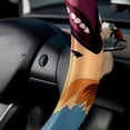 thumbnail image 5 of Corgi 14.5 Inch Printing PVC Leather Steering Wheel Covers Auto Accessories, 5 of 6