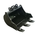 thumbnail image 4 of 550mm Trenching Bucket for 2–3.5 Ton TERROR X2 PRO Mini Excavators | Heavy-Duty Steel Bucket, 4 of 11