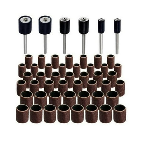 

Mandrel Sanding drum 51pcs/set 1/8 shank 120 Grit Pad Practical Useful