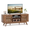 thumbnail image 2 of Costway TV Stand for TVs up to 60" 2-Door Mid Century TV Console Table Modern TV Cabinet, 2 of 10