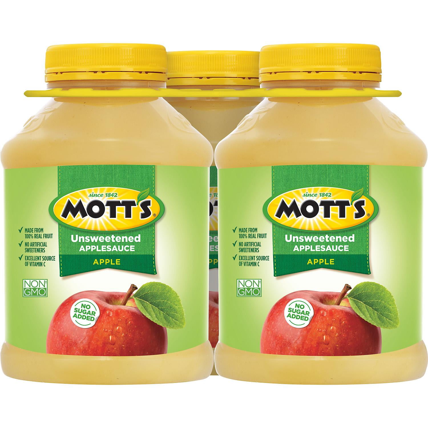 Mott's Unsweetened Applesauce Pack of 3, 46oz ea