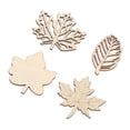 thumbnail image 4 of Hollow Out Wood Leaf Piece, Multi Uses Wooden Leaf 80PCS Compact  For DIY, 4 of 8
