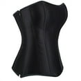 thumbnail image 4 of Yuwull Tank Tops For Woemn Women'S Sexy Strapless Bustier Going Out Tube Tops Party Boned Bodyshaper Corset Crop Top, 4 of 9
