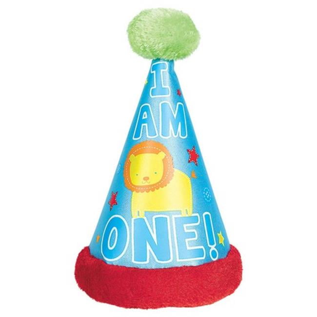 Birthday One Wild Boy Cone Hat 