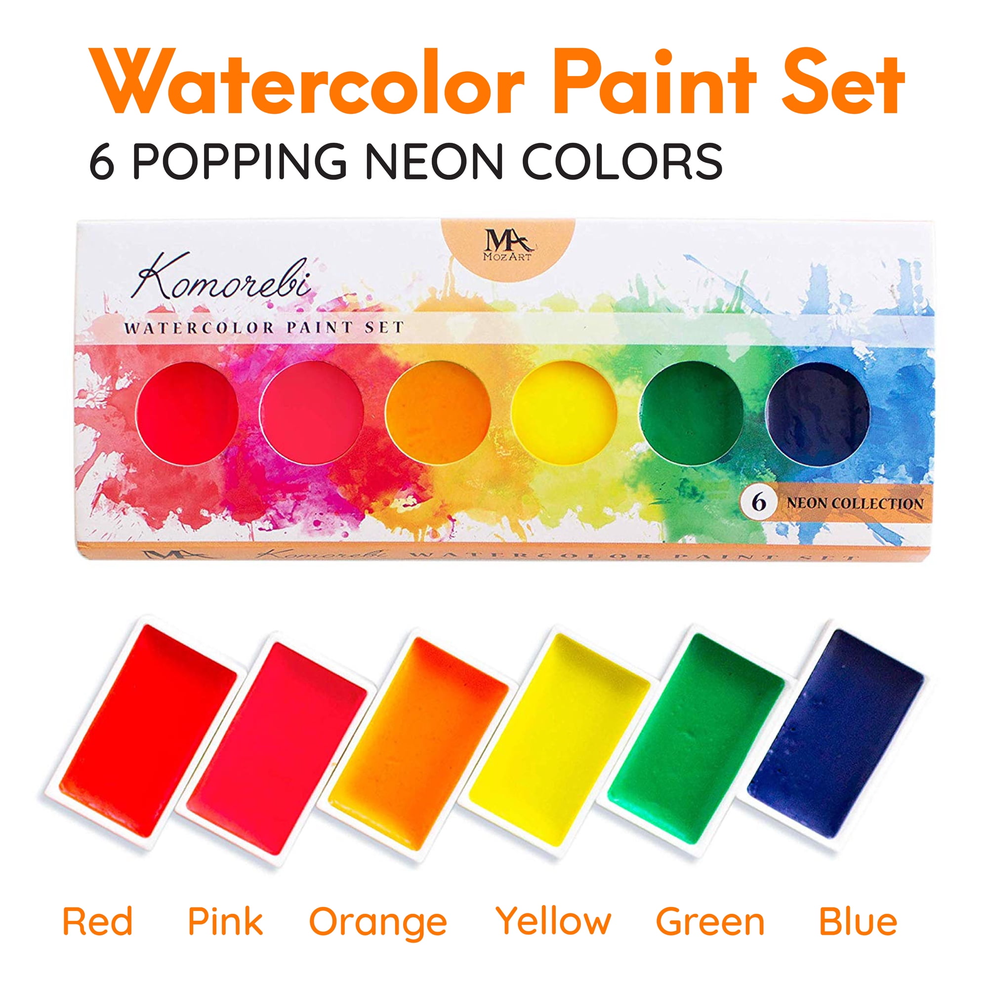 Komorebi Japanese Watercolor Paint Set - 40 Fantastic Colors