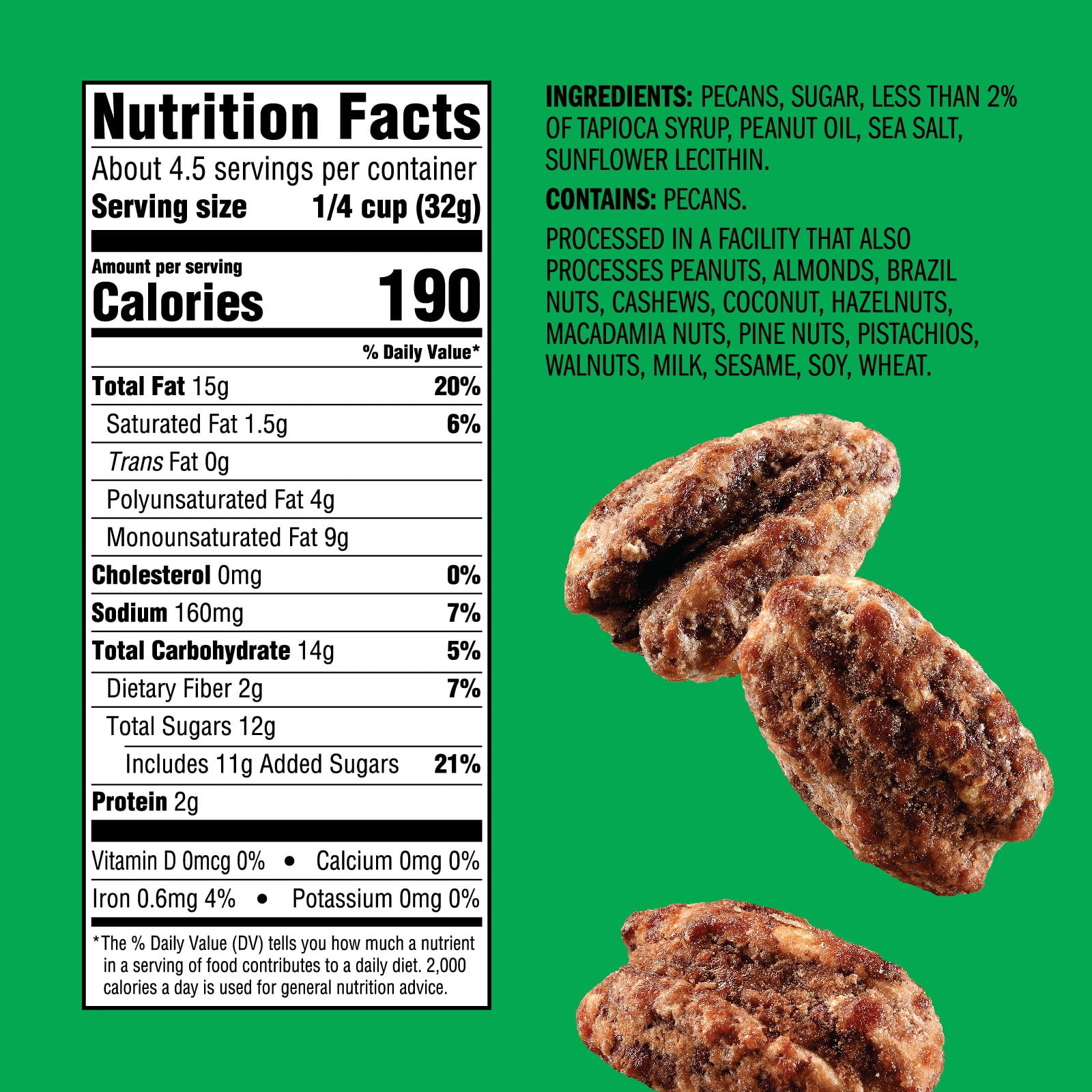 Emerald Nuts Glazed Pecans, 5 oz (Pack of 3)