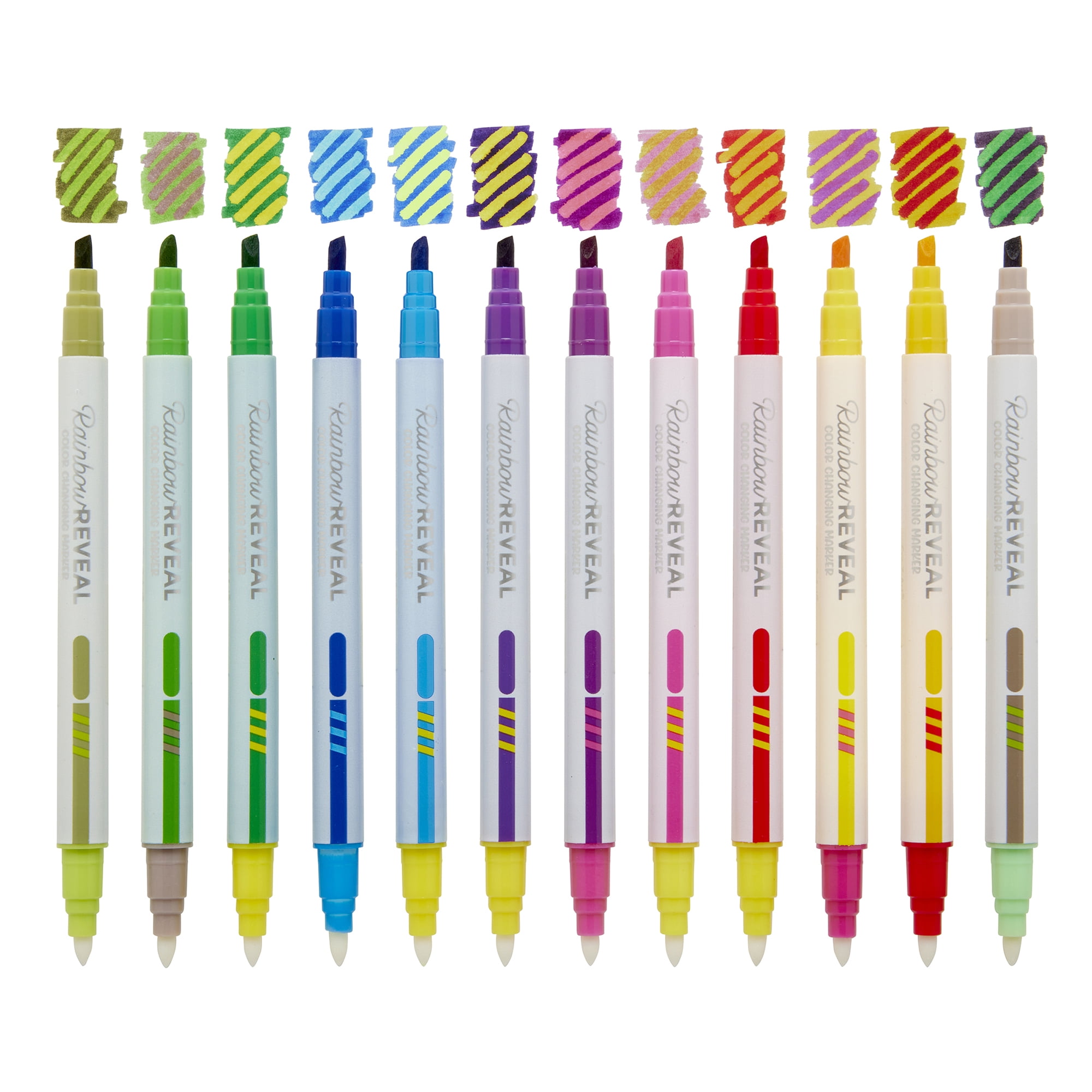 Cra-Z-Art 12 Count Rainbow Reveal Color Changing Markers (24 Colors)