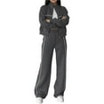 thumbnail image 2 of Conjunto Deportivo de Dos Piezas para Mujer, Ideal para Otoño Incluye Sudadera de Larga con Cremallera y Pantalón Gris Oscuro L, 2 of 7