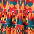 thumbnail image 4 of Vividxx Dress For Girls African Bohemian Style Summer Girl Dress With Flowing Sleeves And Elastic Waistband In A Casual Style Suitable For Children Comfortable And Loose Outfit 4-5 Years, 4 of 9