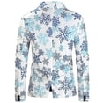 thumbnail image 2 of Chaquetas navideñas para hombre, chaqueta informal de traje navideño con un botón, 2 of 5