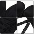 thumbnail image 3 of Guardurnaity Traje de baño de una pieza retro vintage modesto y de moda para mujer. Bikinis retro vintage. Traje de baño. conjuntos de ropa negro XL, 3 of 6