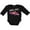 AB-Black, variant on Born to Race- Pink Race Car Boys or Girls Long Sleeve Baby Bodysuit
