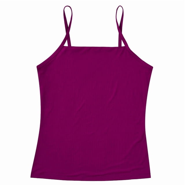 Top Ilusión para Dama, Doble Tela al Frente Estampada Morado Talla CH