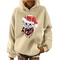 thumbnail image 2 of Pntutb Moda Mujer Impresión Manga Larga Bolsillo Casual Pullover Camisa Blusa Pntutb Pntutb-3912, 2 of 6