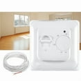 thumbnail image 3 of HEALEEP Floor Heat Thermostat Temperature Controller White PC Heating System Control 1Pack, 3 of 8