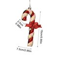 thumbnail image 2 of Candy Cane Christmas Ornament Glitter Sprinkled Candy Cane Decoration for Christmas Tree Holiday Home Decor, 2 of 3