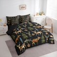 thumbnail image 3 of Feelyou Pike Fish Deer Boy Twin Bedding Sets 7pcs, Rustic Animal Bedding Comforter Set, 3 of 8