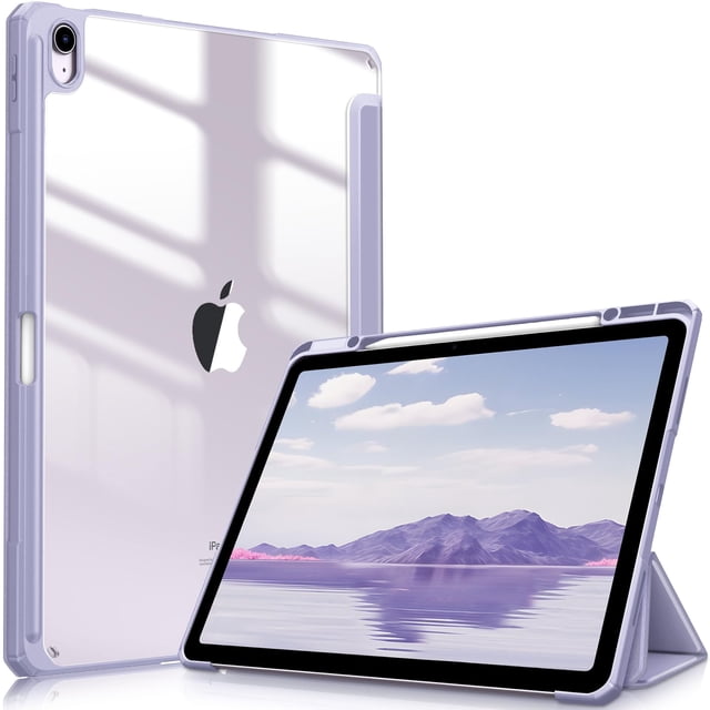 Funda Fintie Hybrid Slim para iPad Air de 13 pulgadas (M2) 2024, color morado