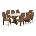 thumbnail image 2 of East West Furniture V-Style 7-piece Wood Dining Set in Gray Smoke, 2 of 6