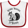 thumbnail image 3 of Inktastic Squirrel Whisperer in Training Boys or Girls Baby Bib, 3 of 4