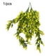 thumbnail image 1 of Guirnalda de lavanda artificial simulación floral vid oficina en casa plástico flor falsa ratán, amarillo Methold HA8324-04B, 1 of 6