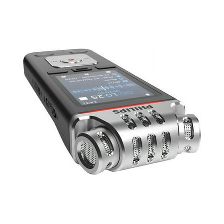 Philips - VoiceTracer DVT7110 Audio with Video Recorder - Silver
