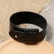 thumbnail image 2 of Brazalete ancho retro para hombre, brazalete, brazalete, cinturón ancho, joyería punk, pulsera Negro, 2 of 8