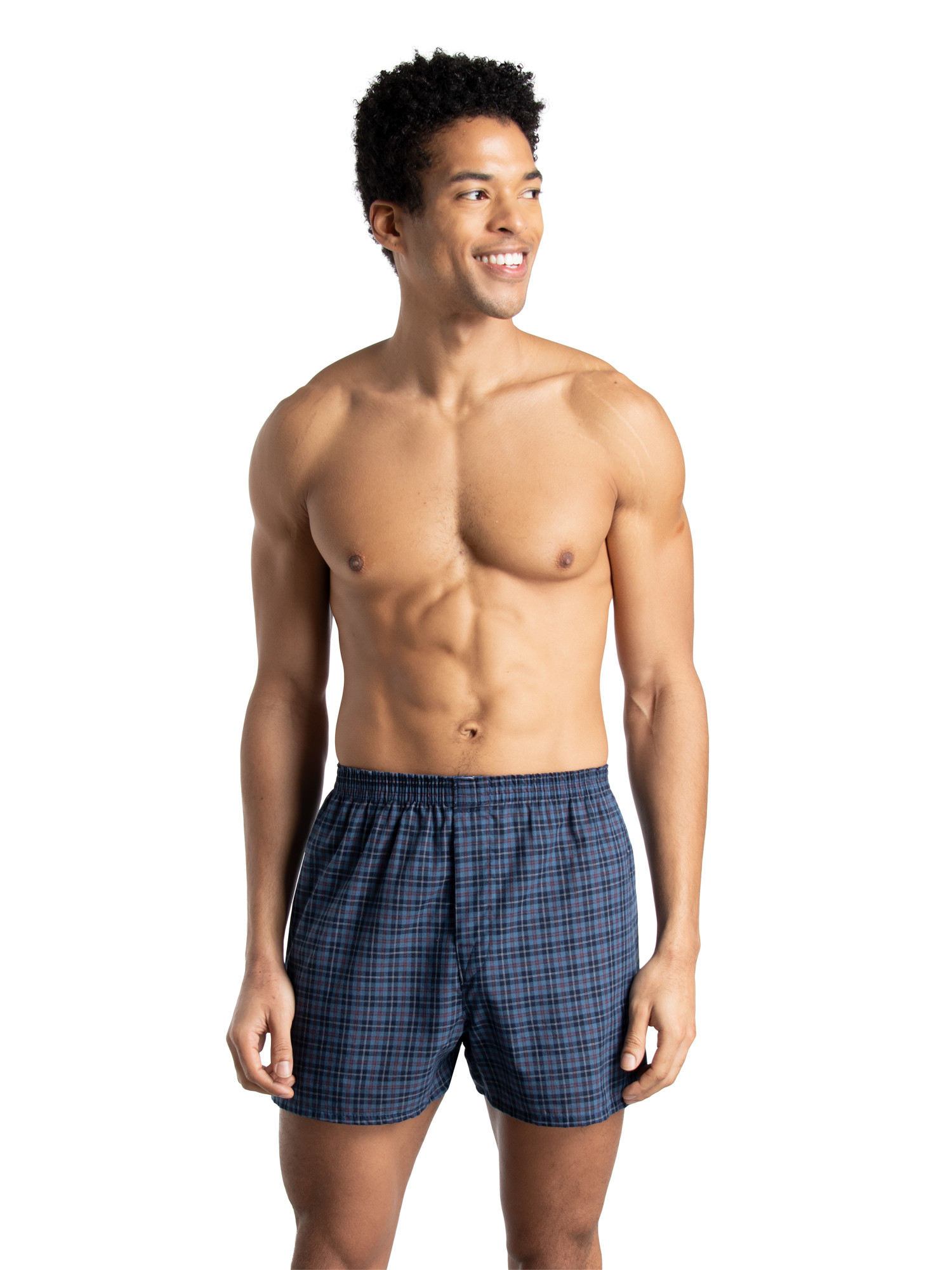 Fruit of the Loom Men's Woven Boxers, 6 Pack - image 4 of 12