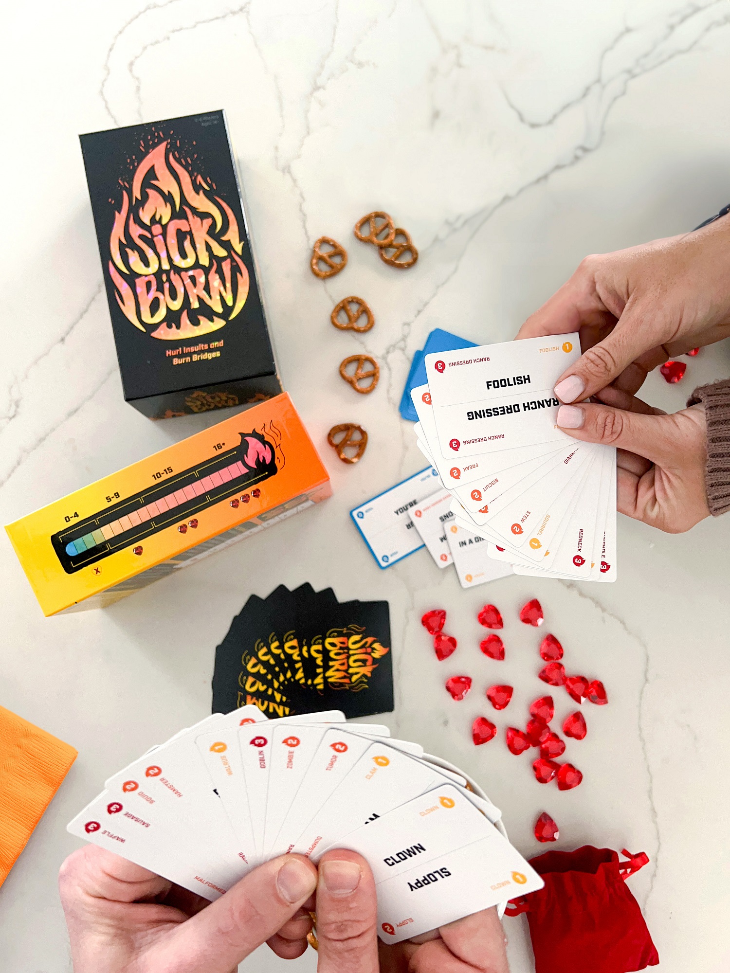 Sick Burn- the Friendly Card Game of Insults