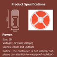 thumbnail image 3 of Galgreen Neon Rope Lights, 16.4ft Rope Lights with Dimmable Remote and Adapter, Waterproof Flexible Smart Led Strip Lights for Bedroom, Super Bright, DIY Neon Sign, Indoors Outdoors Wall Decor, Red, 3 of 7